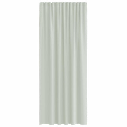 Voile Curtains with Rod Pockets 2 pcs Light Grey