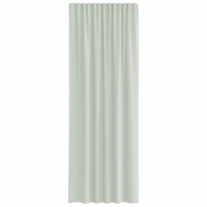 Voile Curtains with Rod Pockets 2 pcs Light Grey