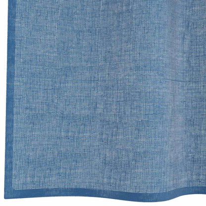 Voile Curtains with Rod Pockets 2 pcs Royal Blue