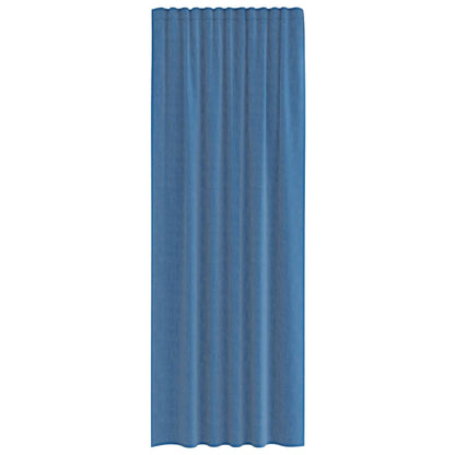 Voile Curtains with Rod Pockets 2 pcs Royal Blue