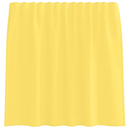 Voile Curtains with Rod Pockets 2 pcs Yellow