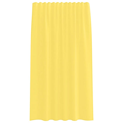 Voile Curtains with Rod Pockets 2 pcs Yellow
