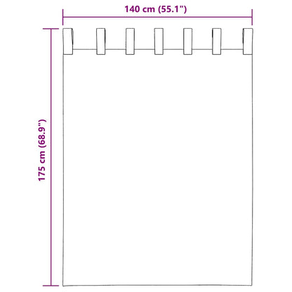 Voile Curtains with Rod Pockets 2 pcs Yellow