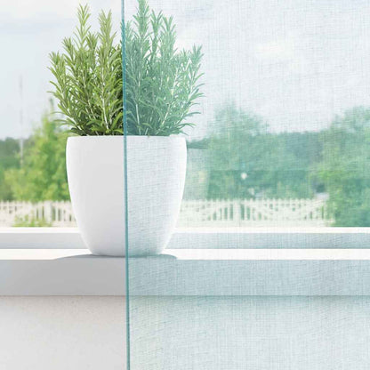Voile Curtains with Rod Pockets 2 pcs Turquoise