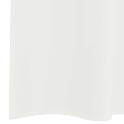 Voile Curtains with Rod Pockets 2 pcs White