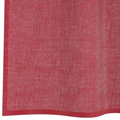 Voile Curtains with Rod Pockets 2 pcs Wine Red
