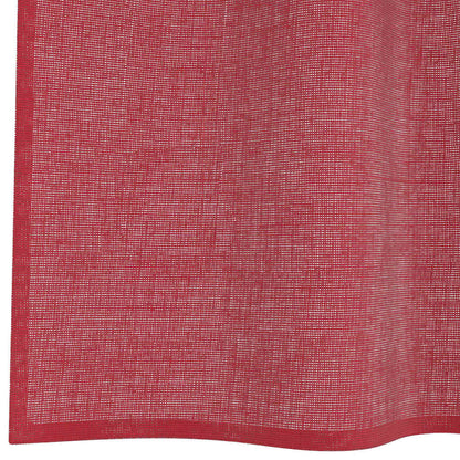 Voile Curtains with Rod Pockets 2 pcs Wine Red