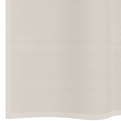 Voile Curtains with Tab Top 2 pcs Cream