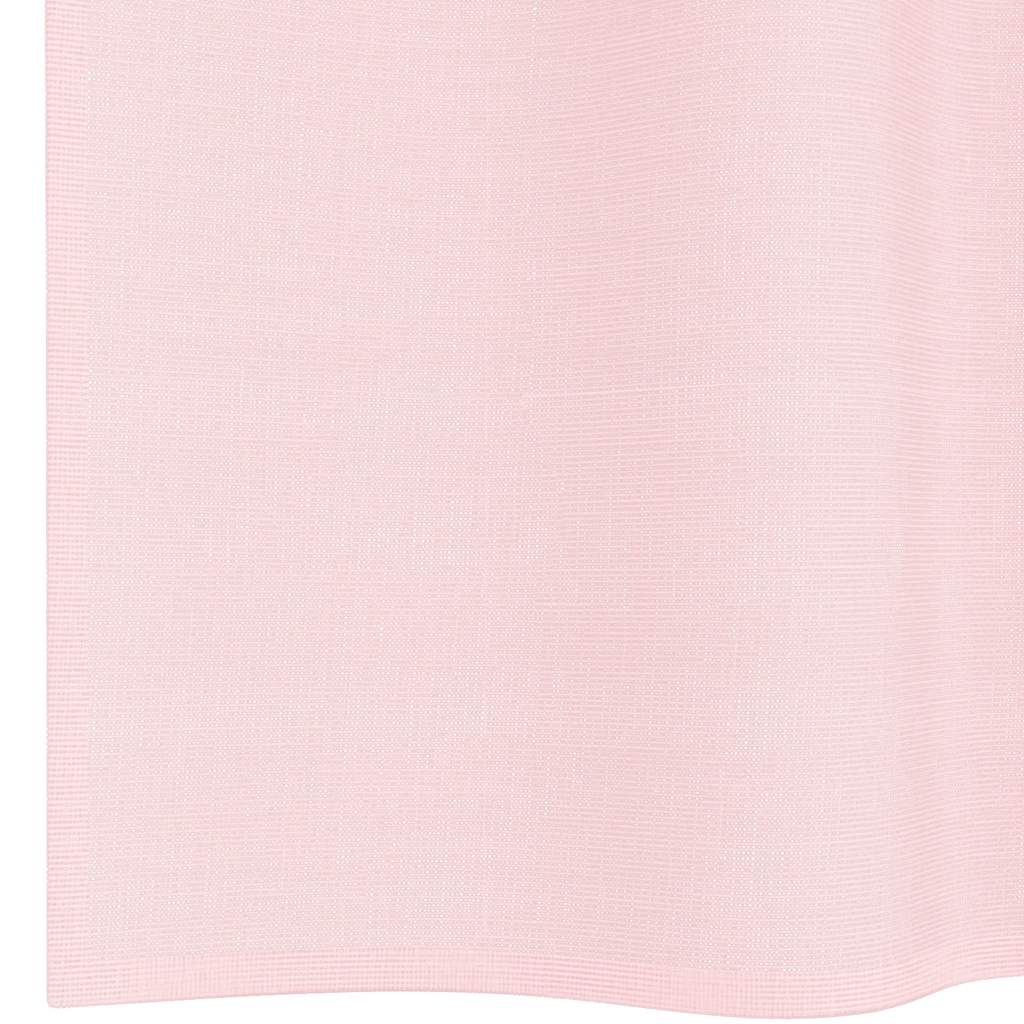 Voile Curtains with Loops 2 pcs Light Pink 140x175 cm