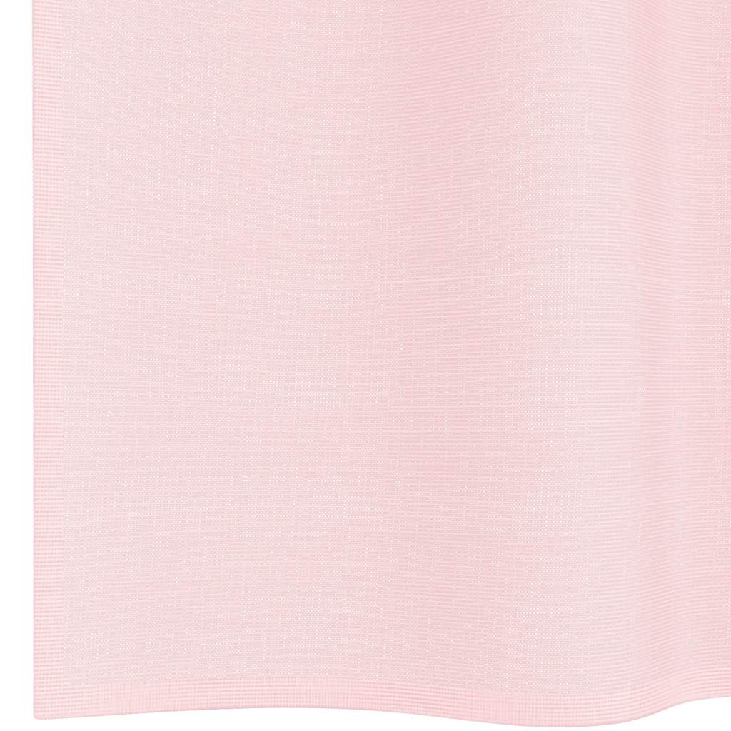 Voile Curtains with Loops 2 pcs Light Pink 140x245 cm