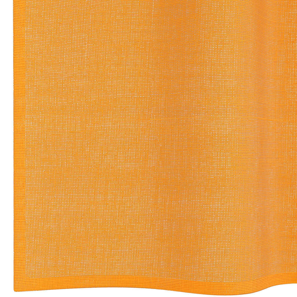 Voile Curtains with Loops 2 pcs Orange 140x260 cm