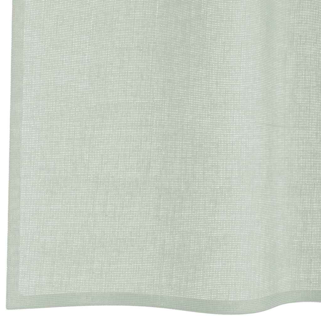 Voile Curtains with Loops 2 pcs Light Grey 140x140 cm