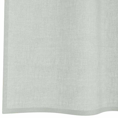 Voile Curtains with Loops 2 pcs Light Grey 140x175 cm