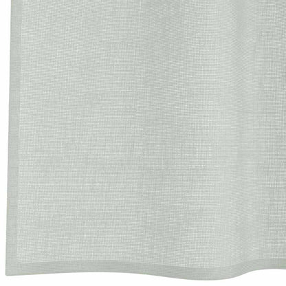 Voile Curtains with Loops 2 pcs Light Grey 140x260 cm