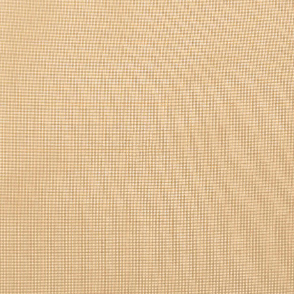 Voile Curtains with Loops 2 pcs Sand 140x140 cm