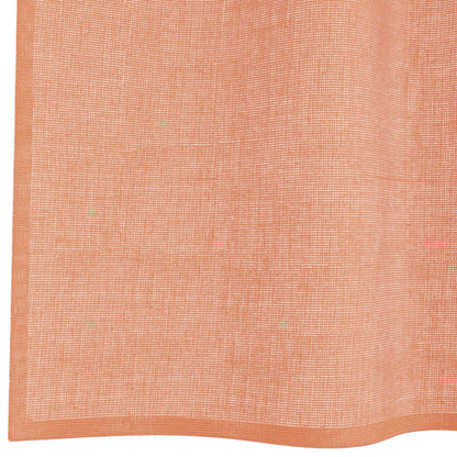 Voile Curtains with Loops 2 pcs Terracotta 140x175 cm
