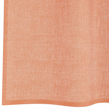 Voile Curtains with Loops 2 pcs Terracotta 140x225 cm