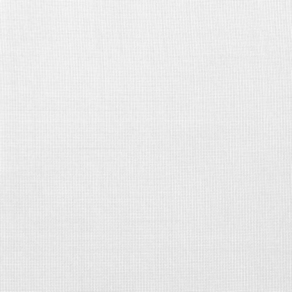 Voile Curtains with Loops 2 pcs White 140x175 cm