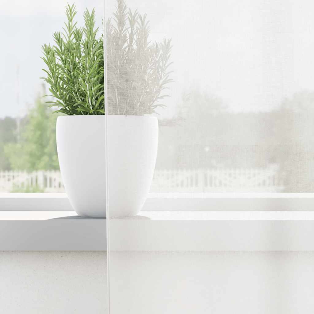 Voile Curtains with Loops 2 pcs White 140x245 cm