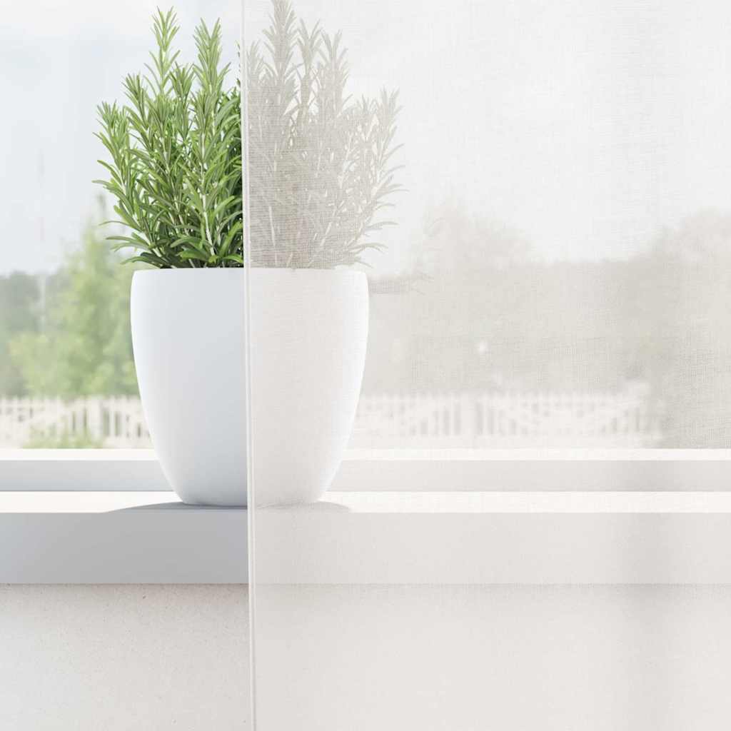 Voile Curtains with Loops 2 pcs White 140x260 cm