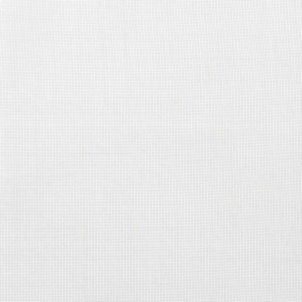 Voile Curtains with Loops 2 pcs White 140x260 cm