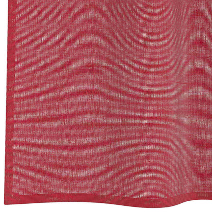 Voile Curtains with Loops 2 pcs Wine Red 140x140 cm