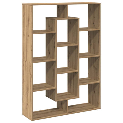 Book Cabinet Artisian Oak 102x29x143 cm Engineered Wood