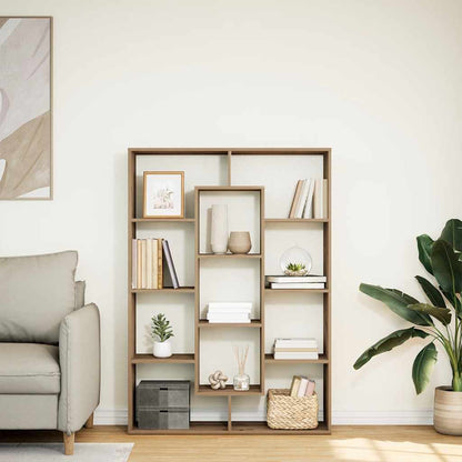Book Cabinet Artisian Oak 102x29x143 cm Engineered Wood