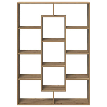 Book Cabinet Artisian Oak 102x29x143 cm Engineered Wood