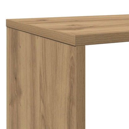 Book Cabinet Artisian Oak 102x29x143 cm Engineered Wood