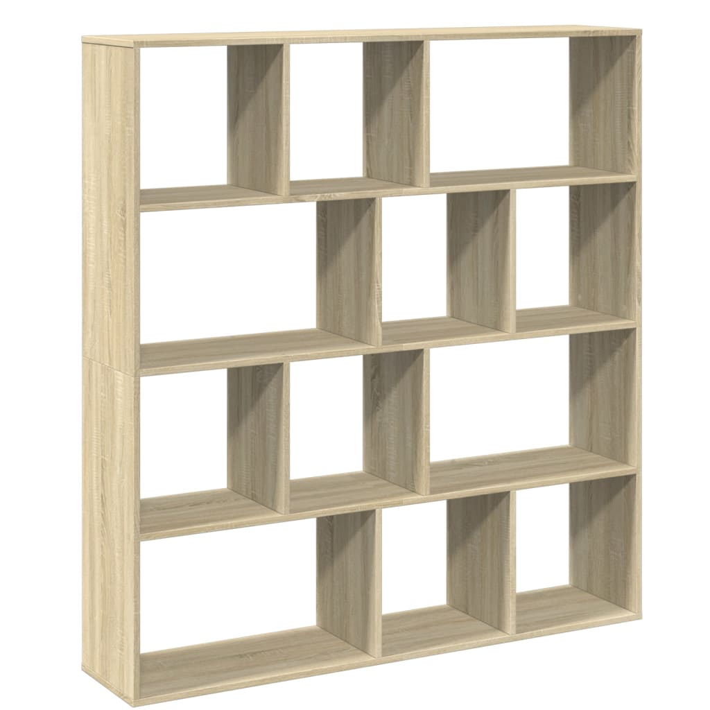 Book Cabinet Sonoma Oak 132x29x141,5 cm Engineered Wood