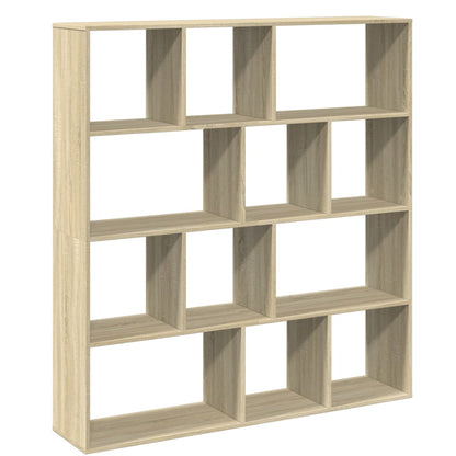 Book Cabinet Sonoma Oak 132x29x141,5 cm Engineered Wood