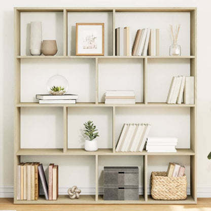 Book Cabinet Sonoma Oak 132x29x141,5 cm Engineered Wood