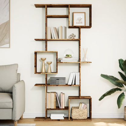 Book Cabinet Old Wood 92x29x188 cm Engineered Wood