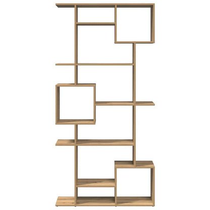 Book Cabinet Artisian Oak 92x29x188 cm Engineered Wood