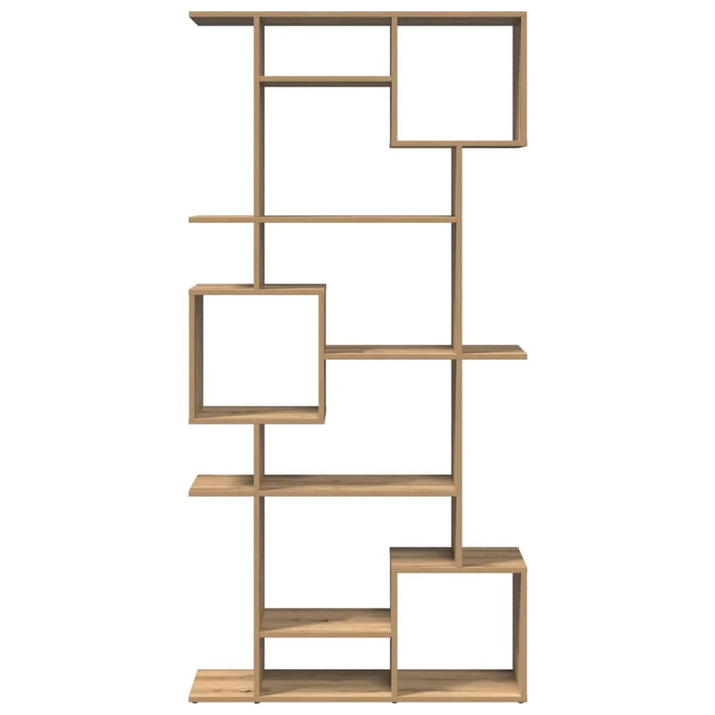 Book Cabinet Artisian Oak 92x29x188 cm Engineered Wood