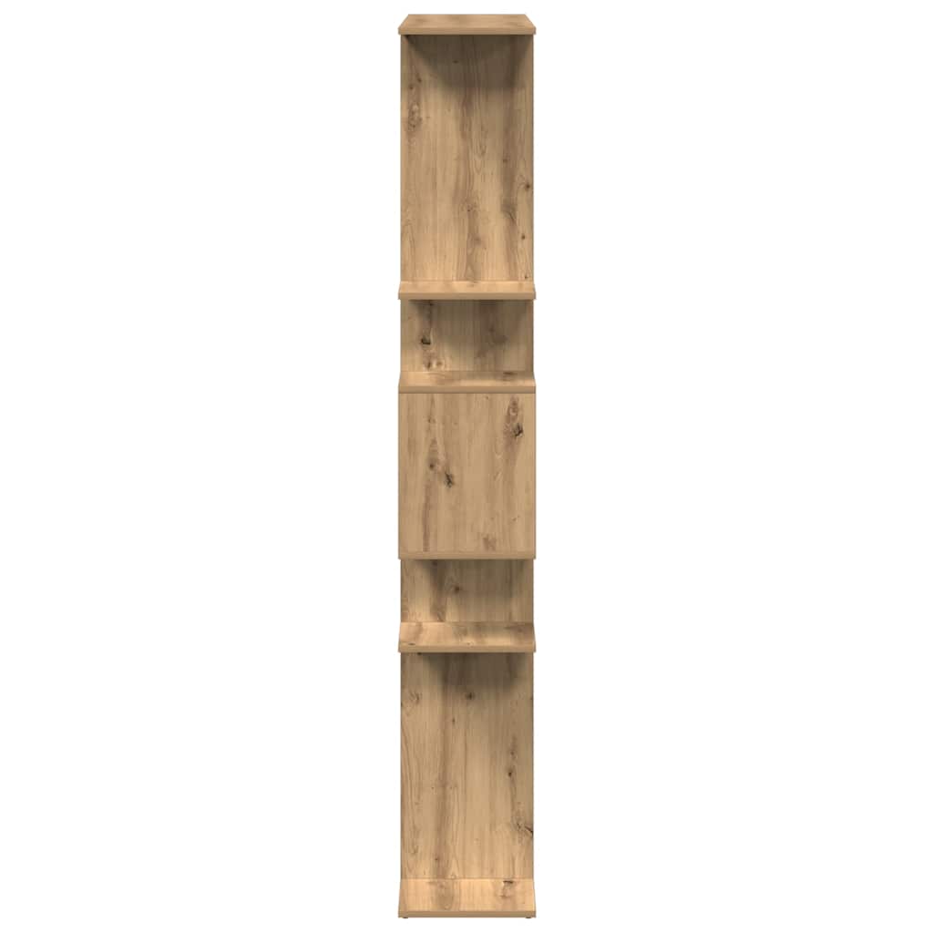 Book Cabinet Artisian Oak 92x29x188 cm Engineered Wood