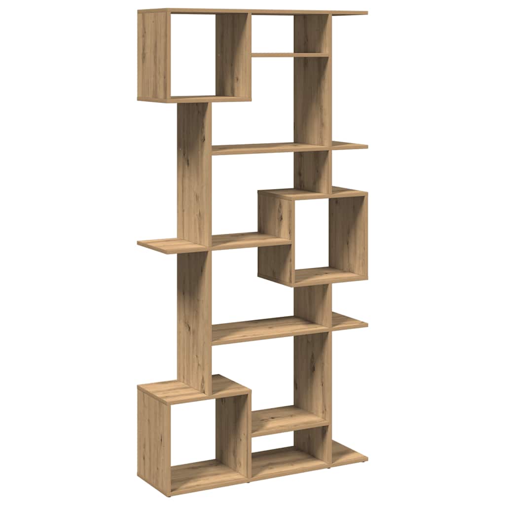 Book Cabinet Artisian Oak 92x29x188 cm Engineered Wood