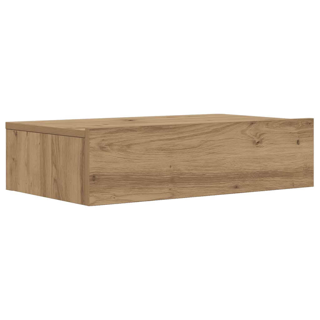 TV Cabinet with LED Lights Artisan Oak 60x35x15.5 cm