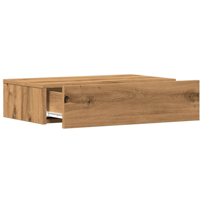2 Piece TV Cabinet Set with LED Lights Artisan Oak 60x35x15,5 cm
