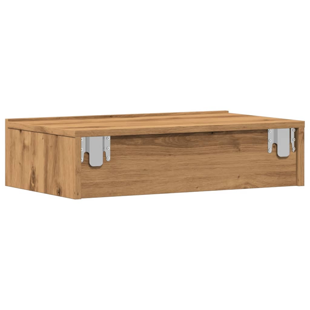 2 Piece TV Cabinet Set with LED Lights Artisan Oak 60x35x15,5 cm