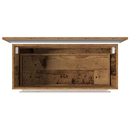 2 Piece Bathroom Furniture Set Old Wood Engineered Wood
