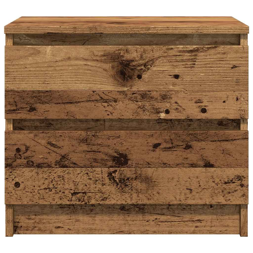 Bedside Cabinet Old Wood 50x40x43.5 cm Engineered Wood