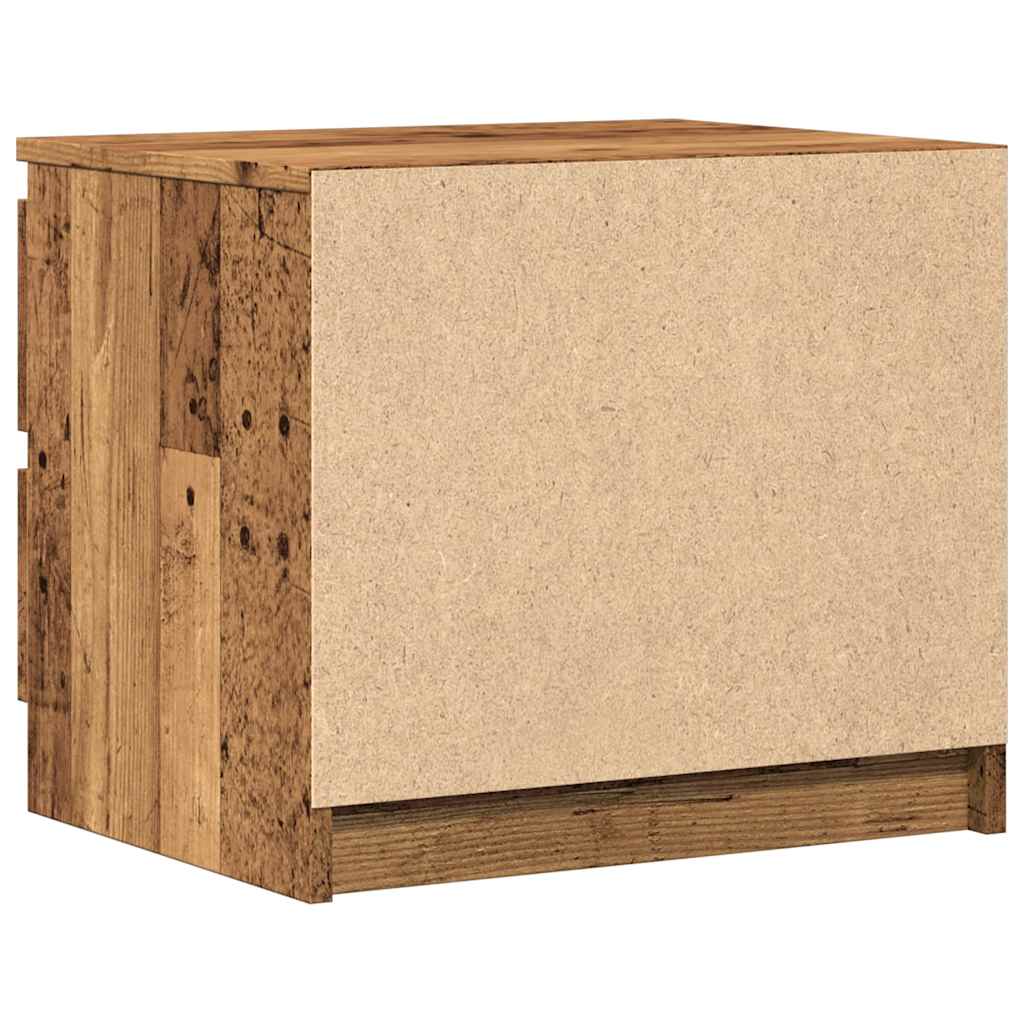 Bedside Cabinet Old Wood 50x40x43.5 cm Engineered Wood
