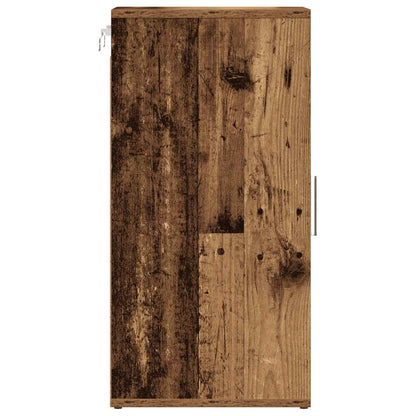 Shoe Cabinet Old Wood 32x35x70 cm Engineered Wood