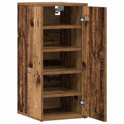 Shoe Cabinets 2 pcs Old Wood 32x35x70 cm Engineered Wood