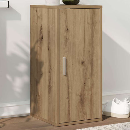 Shoe Cabinet Artisan Oak 32x35x70 cm Engineered Wood