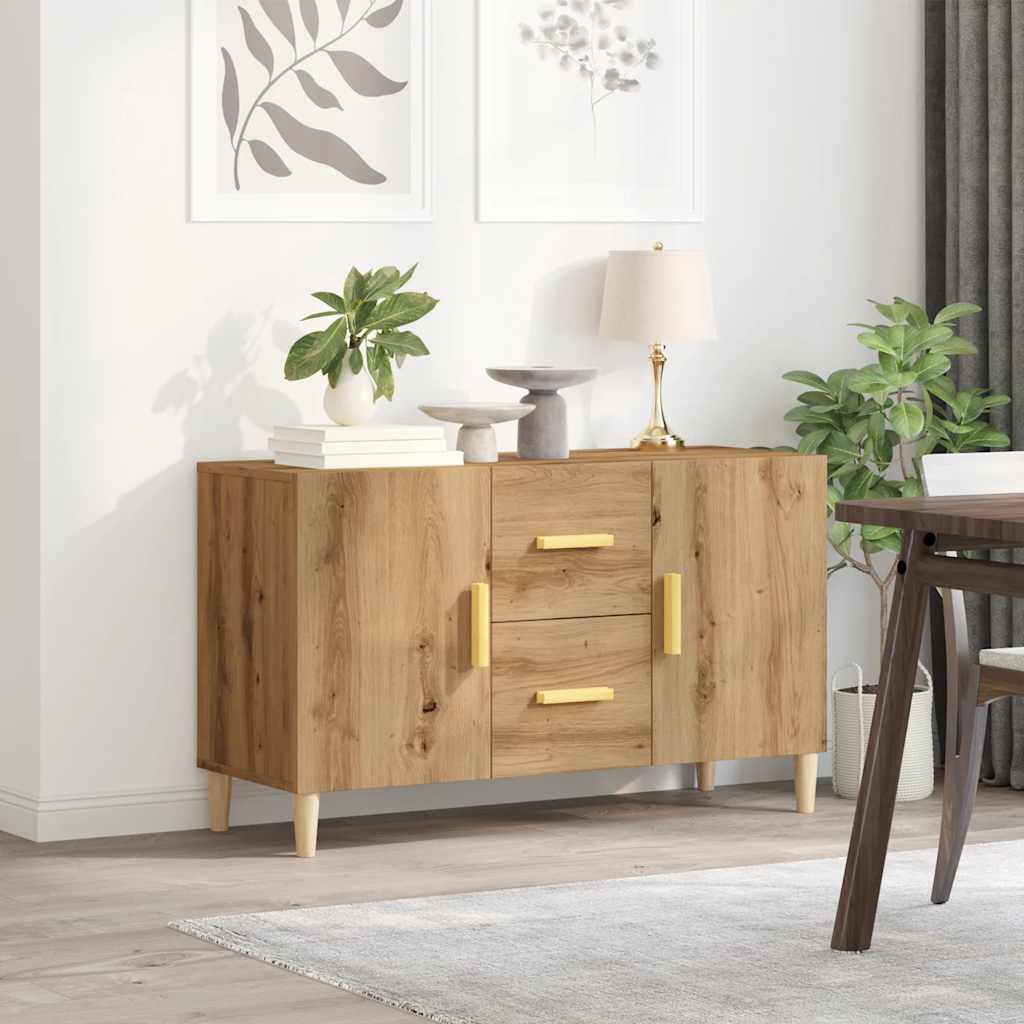 Sideboard Artisan Oak 100x36x60 cm Engineered Wood