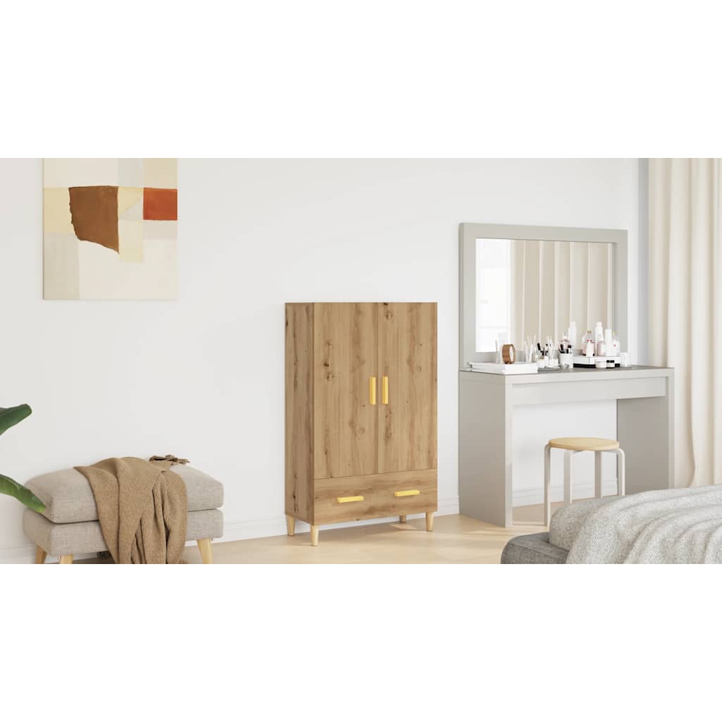Highboard Artisan Oak 70x31x115 cm Engineered Wood