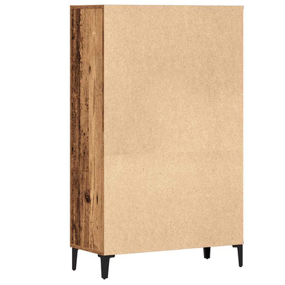 Highboard Old Wood 70x31x115 cm Engineered Wood
